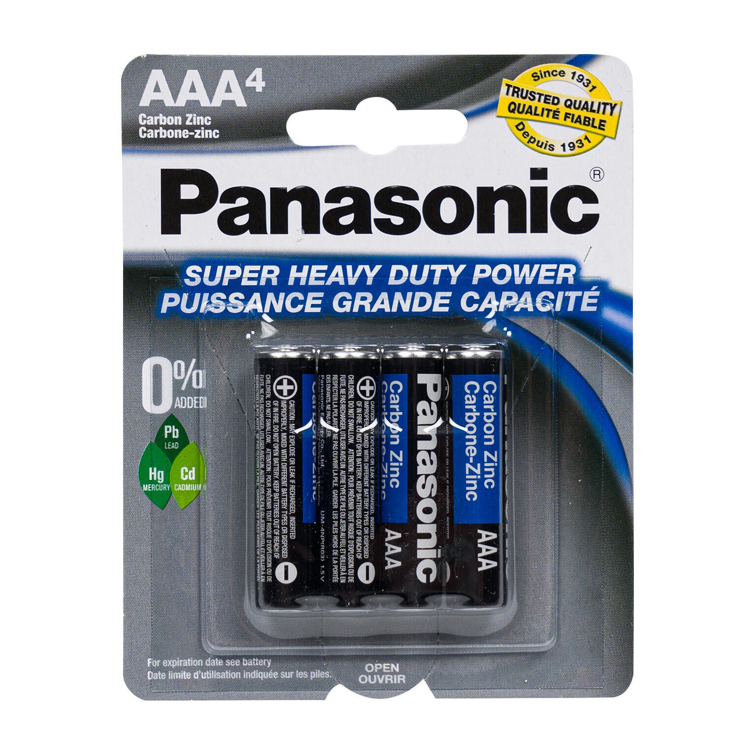 Panasonic AAA Battery 4 Pack