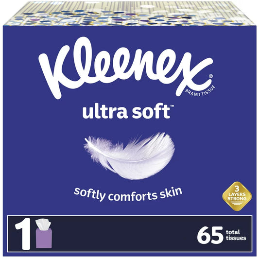 Kleenex Ultra Soft Tissue Box 65 Count