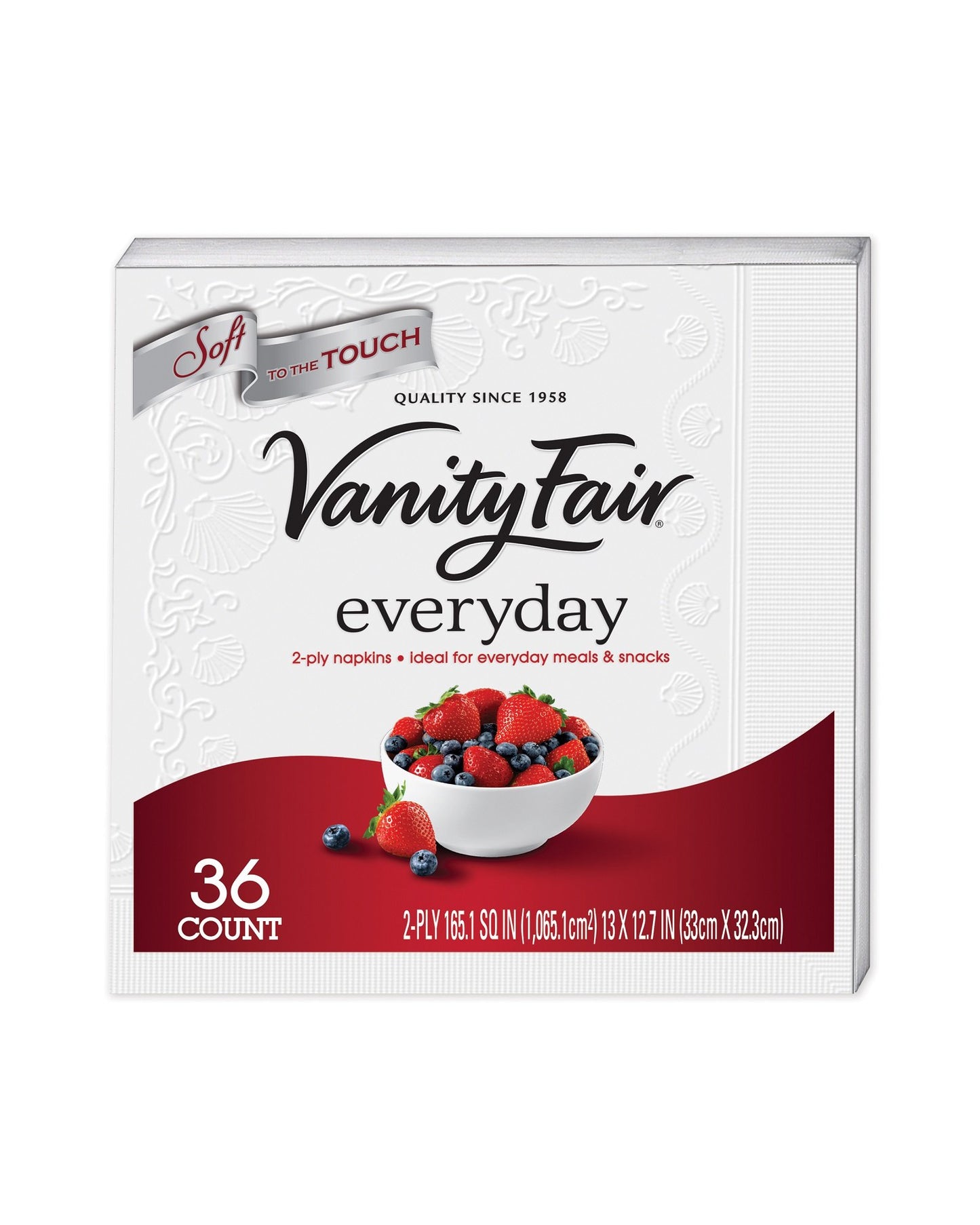 VanityFair Everyday Napkins 36 Count