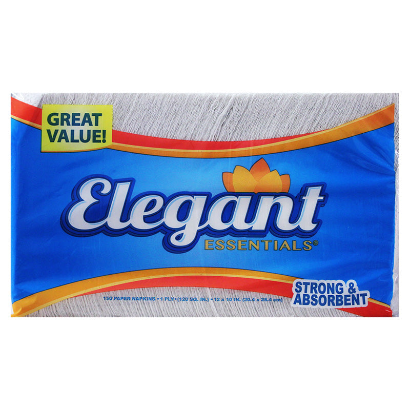 Elegant Essentials Strong & Absorbent Paper Napkins 150 Count