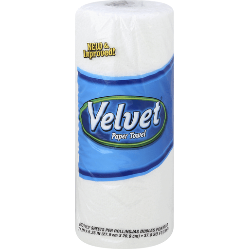 Velvet Paper Towel 60 Sheets