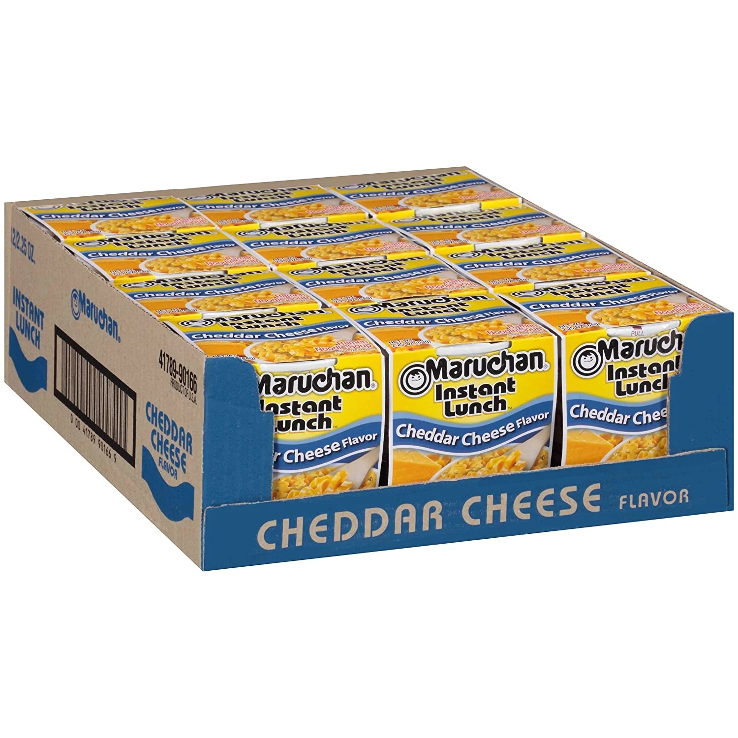 Maruchan Instant Lunch Cheddar Cheese Flavor 2.25oz (Pack of 12)