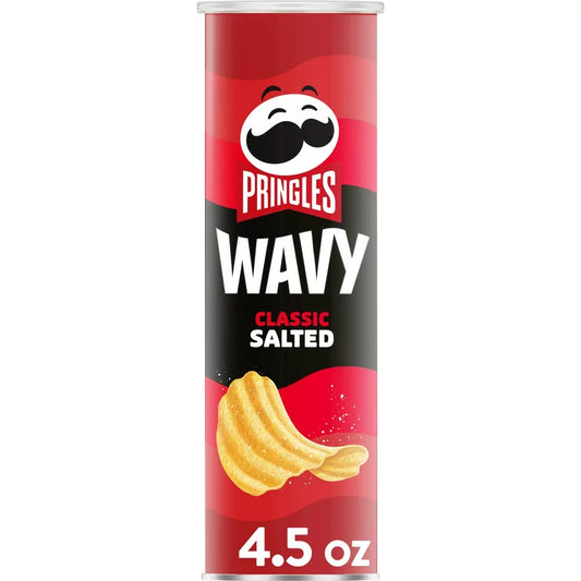 Pringles Wavy Classic Salted 4.5oz