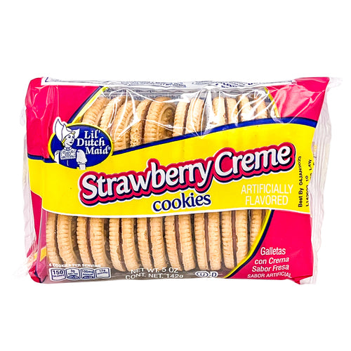 Lil Dutch Maid Strawberry Creme Cookies 5oz