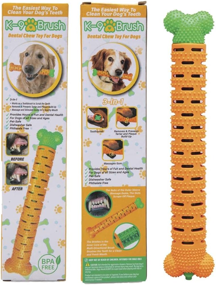 K-9 Brush Dental Chew Toy For Dogs