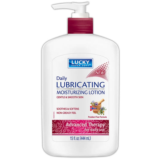 Lucky Super Soft Daily Lubricating Moisturizing Lotion Advanced Therapy 15fl oz