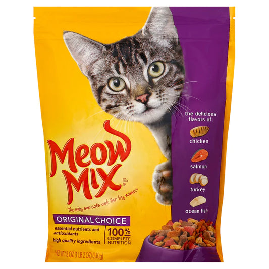Meow Mix Cat Food Original Choice 18oz