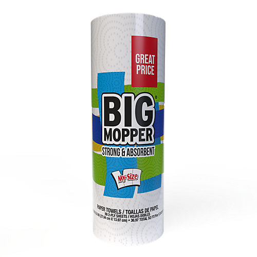 Big Mopper Strong & Absorbent Paper Towels 168 Sheets