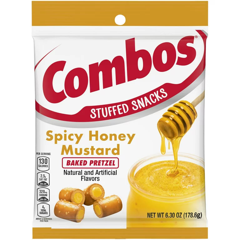 Combos Spicy Honey Mustard Pretzel 6.3oz