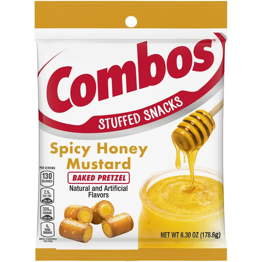 Combos Spicy Honey Mustard Pretzel 6.3oz