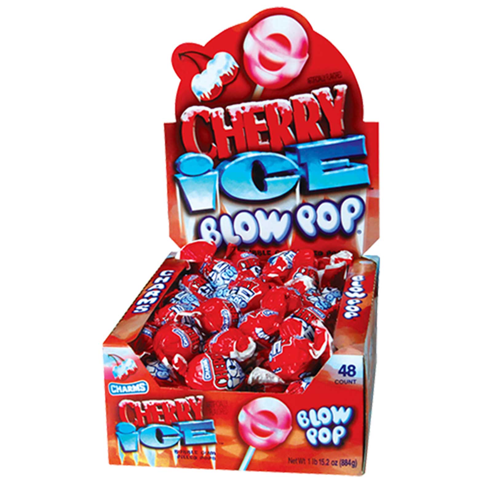 Charms Cherry Ice Blow Pops (48 Count)