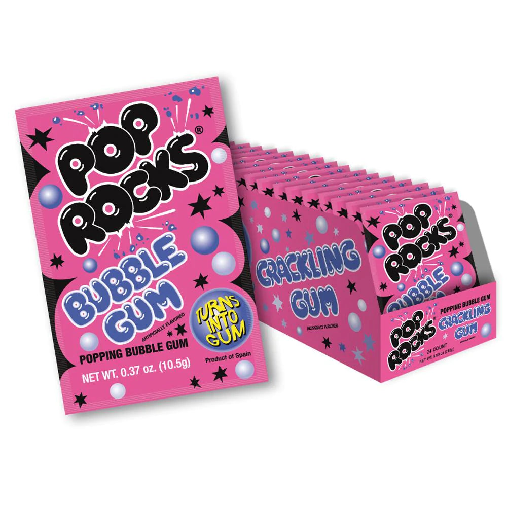 Pop Rocks Bubble Gum 0.33oz (Pack of 24)