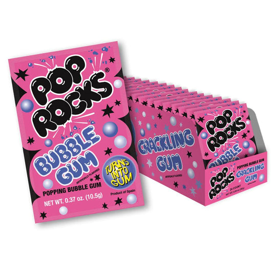 Pop Rocks Bubble Gum 0.33oz (Pack of 24)