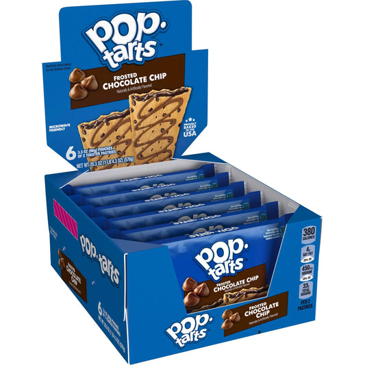 Pop-Tarts Frosted Chocolate Chip (Pack of 6)