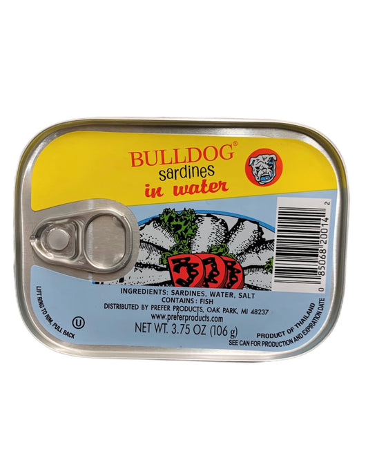 Bulldog Sardines in Water 3.75oz