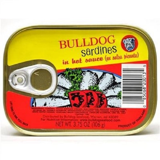 Bulldog Sardines in Hot Sauce 3.75oz