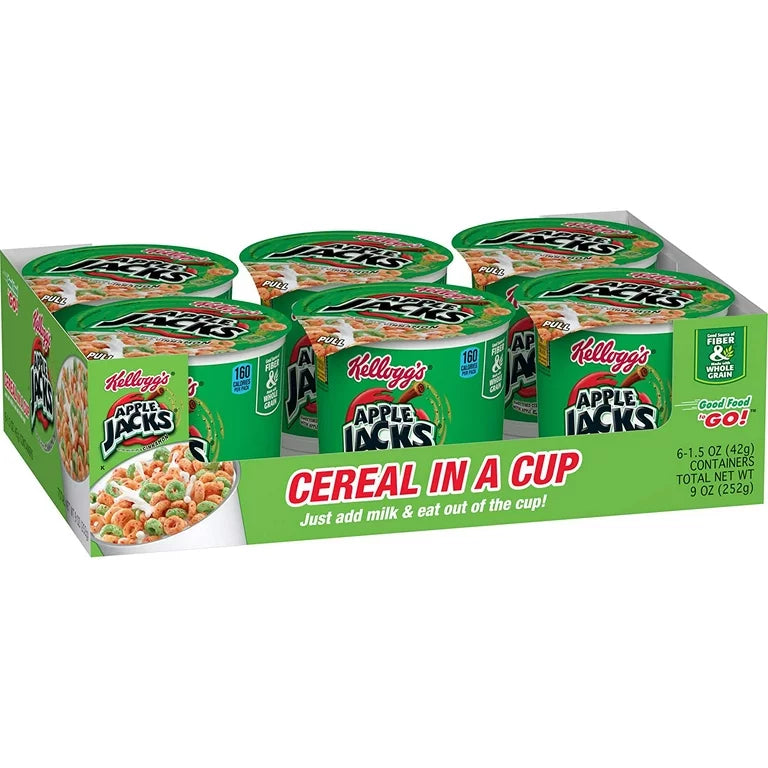 Kellogg’s Apple Jacks 1.5oz (Pack of 6)