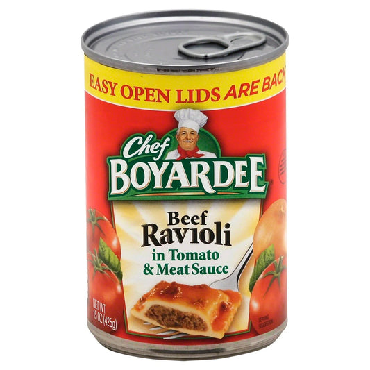 Chef Boyardee Beef Ravioli 15oz (Pack of 24)