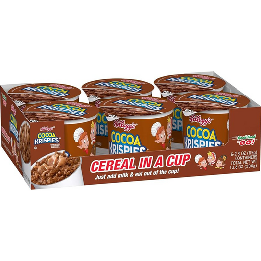Kellogg’s Cocoa Krispies Cup 2.3oz (Pack of 6)