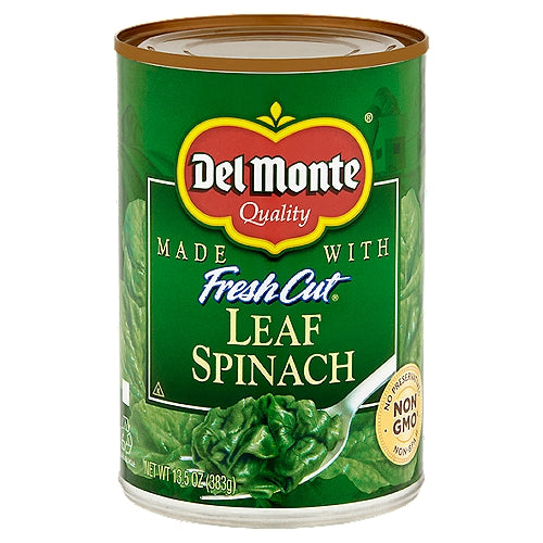 Del Monte Leaf Spinach 13.5oz (Pack of 12)