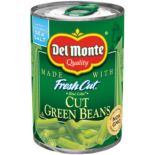 Del Monte Cut Green Beans 14.5oz (Pack of 24)