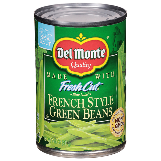 Del Monte French Style Green Beans 14.5oz (Pack of 24)