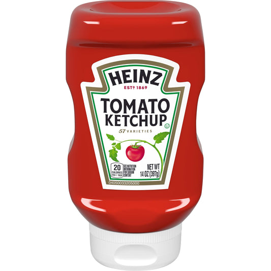 Heinz Tomato Ketchup 14oz (Pack of 16)