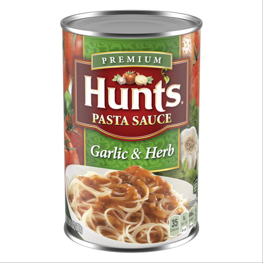 Hunt’s Garlic & Herb Pasta Sauce 24oz (Pack of 12)
