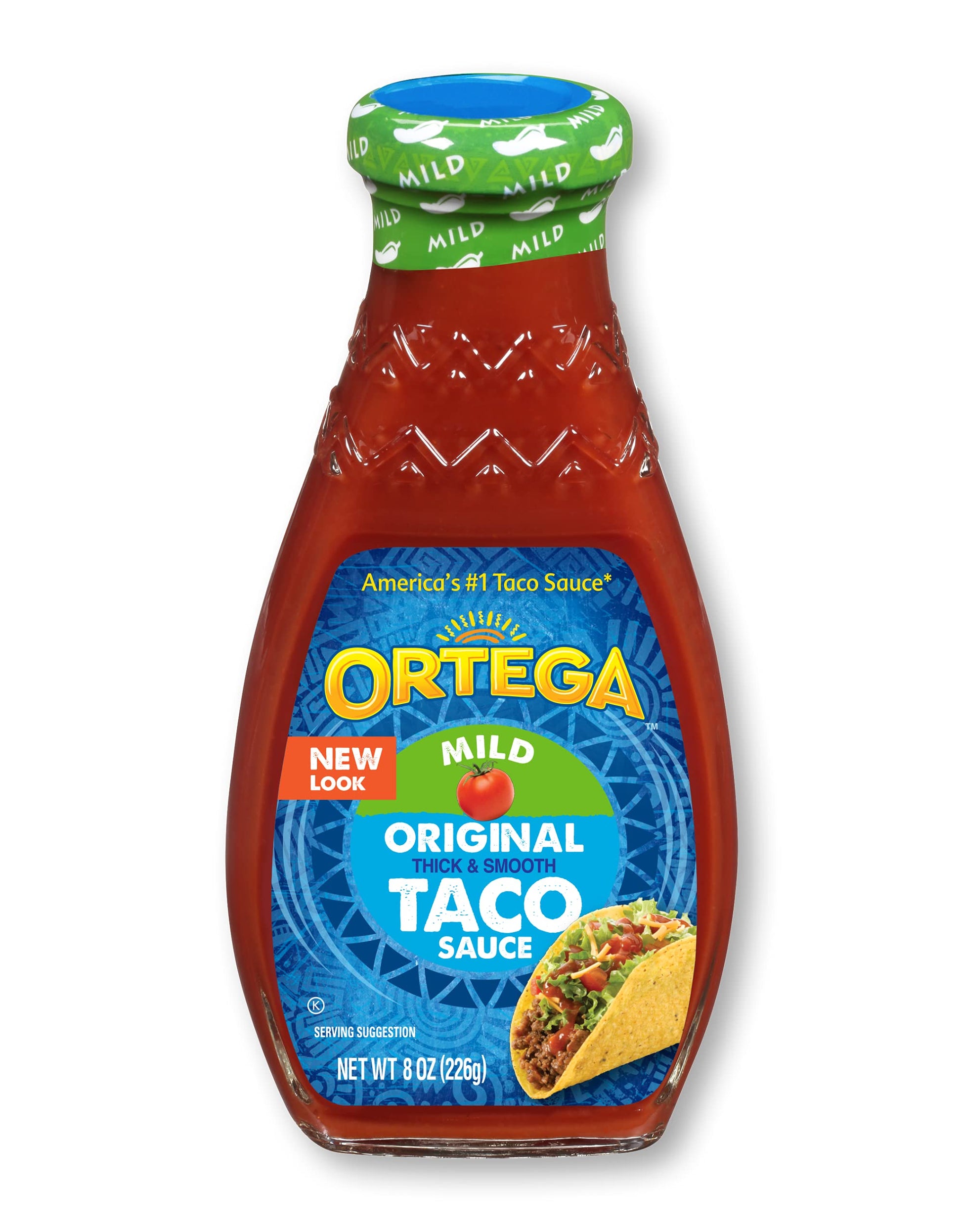 Ortega Mild Taco Sauce 8oz (Pack of 12)