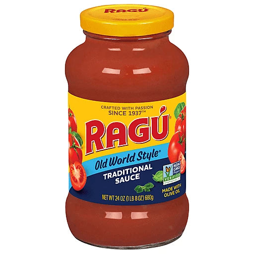 Ragu Traditional Pasta Sauce 24oz (Pack of 12)