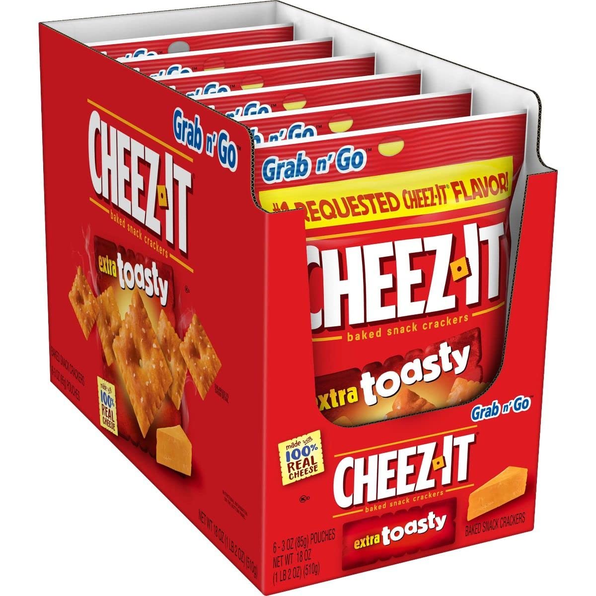Cheez-It Extra Toasty 3oz (Pack of 6)