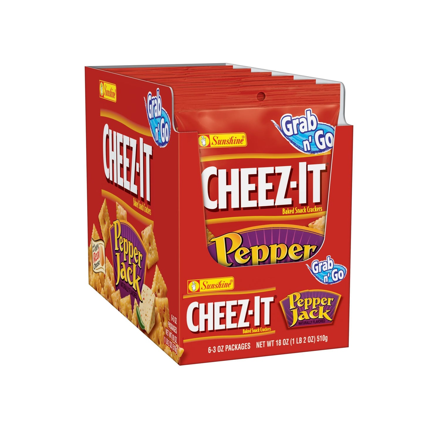 Cheez-It Pepper Jack 3oz (Pack of 6)