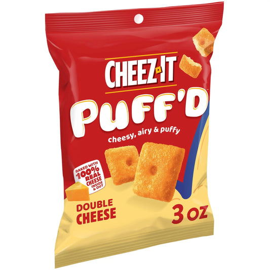 Cheez-It Puff’d Double Cheese 3oz (Pack of 6)
