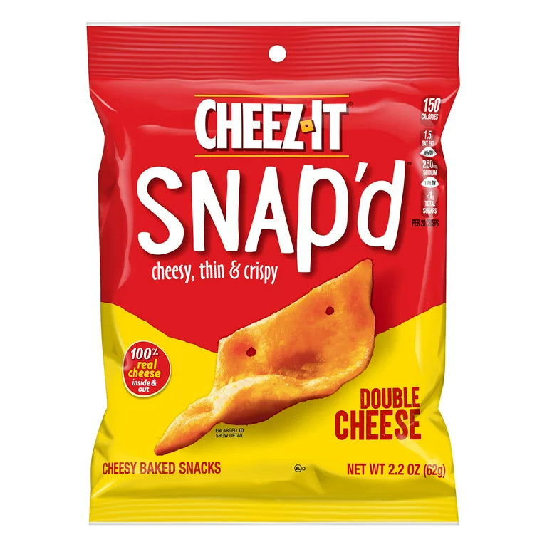 Cheez-It Snap’d Double Cheese 2.2oz (Pack of 6)