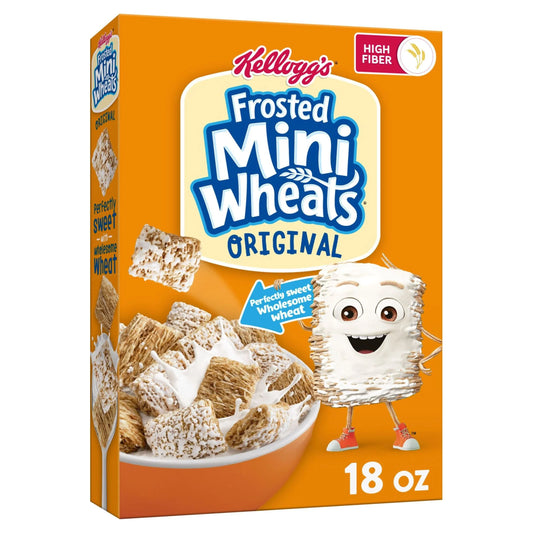 Kellogg’s Frosted Mini Wheats 18oz (Pack of 16)