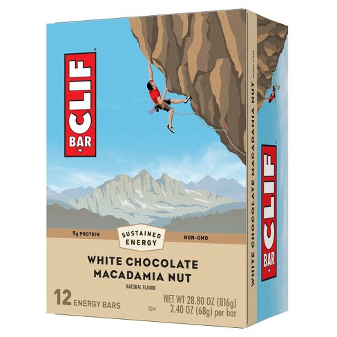 Clif Bar White Chocolate Macadamia Nut 2.4oz (Pack of 12)