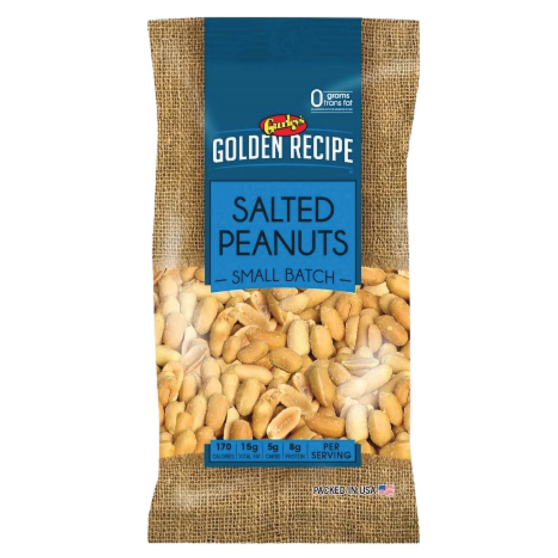 Gurley’s Golden Recipe Salted Peanuts Small Batch 6oz (Pack of 8)