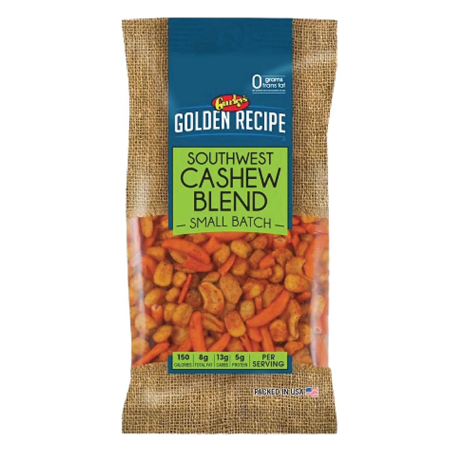 Gurley’s Golden Recipe Southwest Cashew Blend Small Batch 4.75oz (Pack of 8)