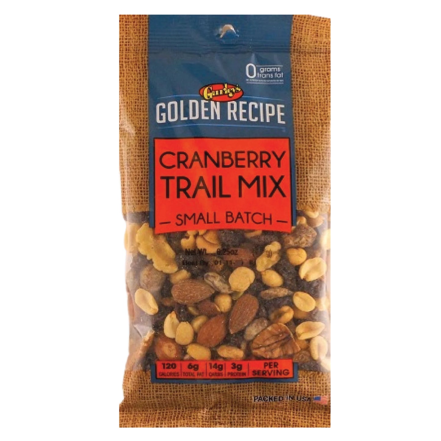 Gurley’s Golden Recipe Cranberry Trail Mix Small Batch 6oz (Pack of 8)