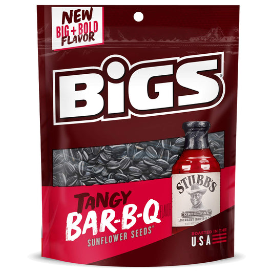 Bigs Sunflower Seeds Tangy Bar-B-Q 5.35oz 12 Count