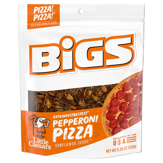 Bigs Sunflower Seeds Pepperoni Pizza 5.35oz 12 Count
