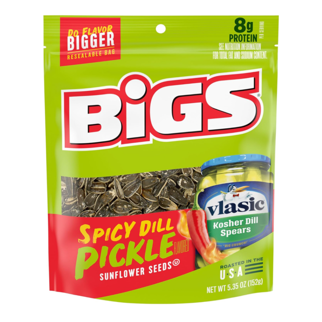 Bigs Sunflower Seeds Spicy Dill Pickle 5.35oz 12 Count