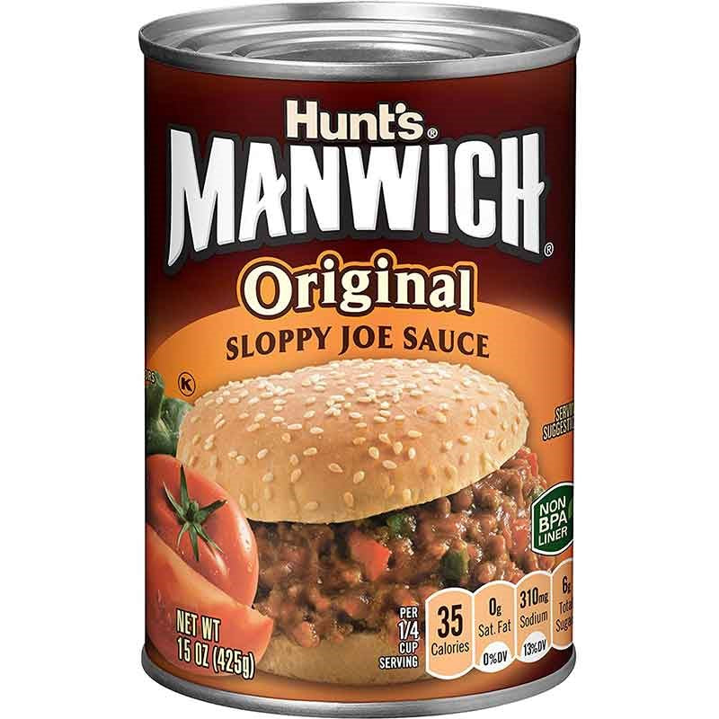 Hunt’s Manwich Original Sloppy Joe Sauce 15oz (Pack of 24)