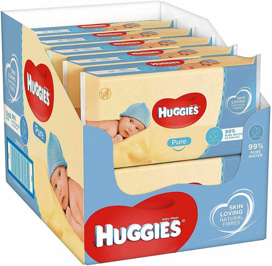 Huggies Wipes Pure 56 Count (Pack of 10)