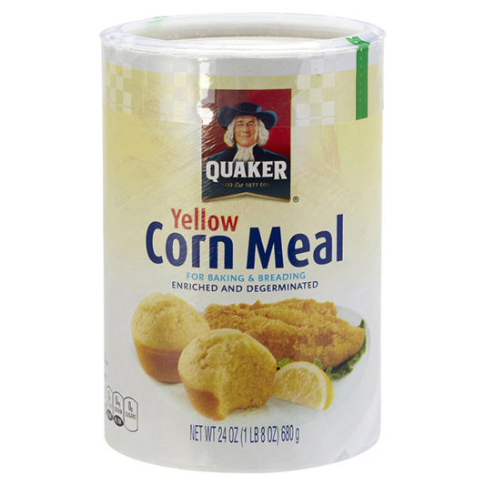 Quaker Yellow Corn Meal 24oz 12 Count