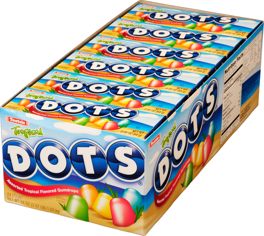 Dots Tropical Gumdrops 2.25oz 24 Count