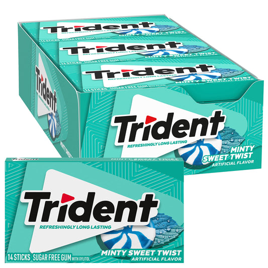Trident Minty Sweet Twist 14 Sticks 12 Count