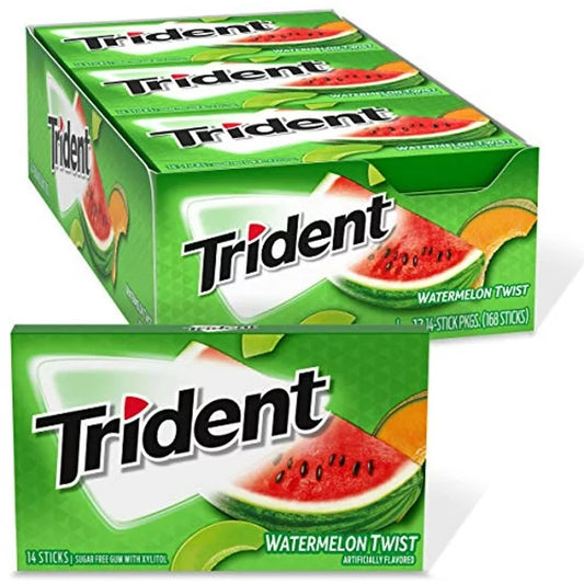 Trident Watermelon Twist 14 Sticks 12 Count
