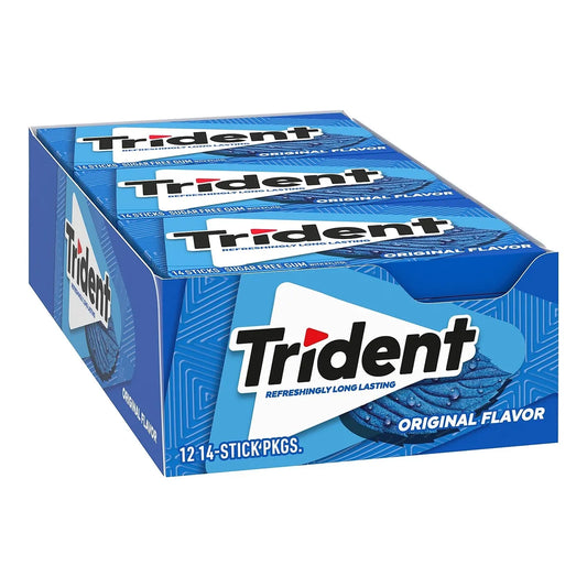 Trident Original Flavor 14 Sticks 12 Count