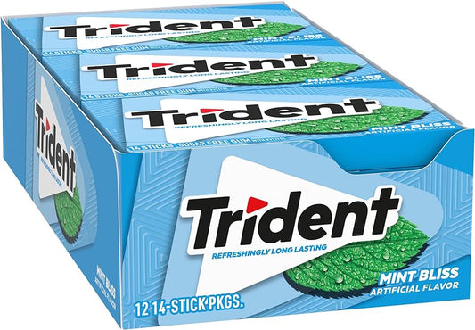Trident Mint Bliss 14 Sticks 12 Count